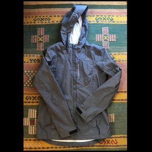 Waterproof Rain Jacket / Gray / Women’s SMALL